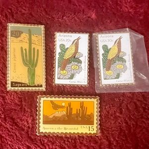U S Postal Service Arizona Lapel Pins